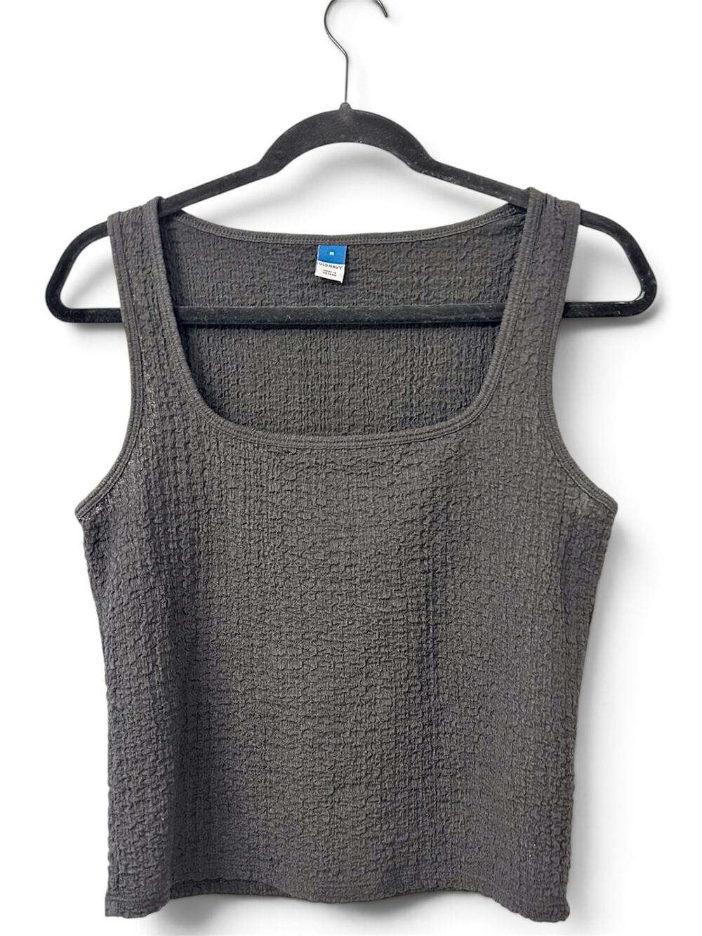 Old Navy Square-Neck Textured Tank Top.